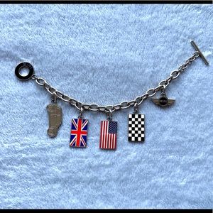 Vintage Official Mini Cooper BMW Limited Edition Charm Car Bracelet